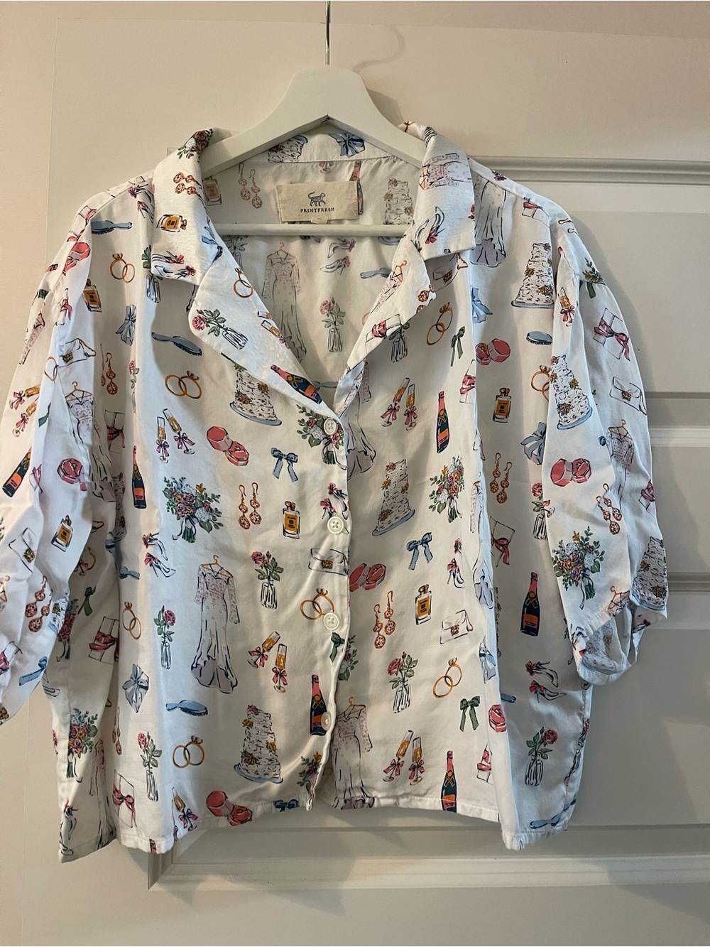 Print Fresh Wedding Pajamas